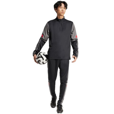 Bluza męska adidas Squadra 25 Training Top czarno-szara JD1629 Adidas