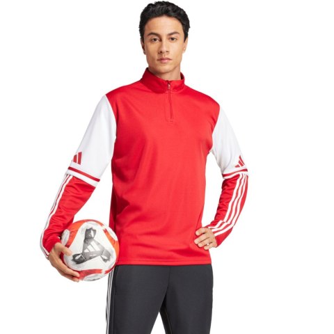 Bluza męska adidas Squadra 25 Training Top czerwono-biała JD2984 Adidas teamwear