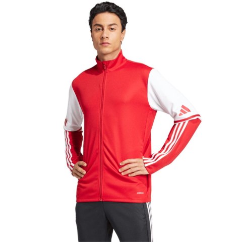 Bluza męska adidas Squadra 25 Training czerwono-biała JD2979 Adidas teamwear