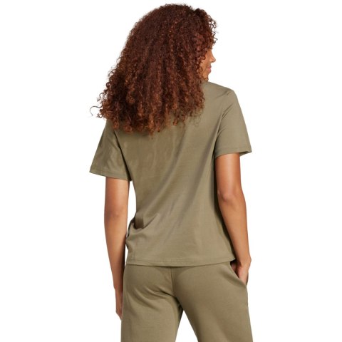 Koszulka damska adidas Essentials Small Logo Cotton khaki JI6074 Adidas
