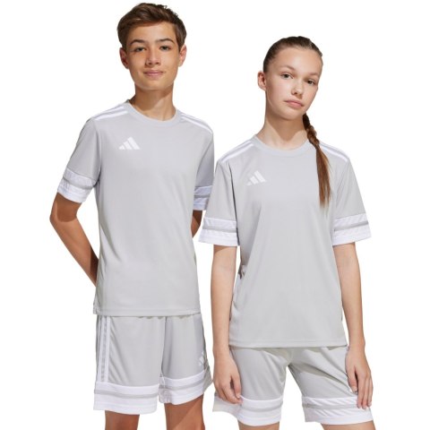 Koszulka dla dzieci adidas Squadra 25 jasnoszara JJ0061 Adidas teamwear