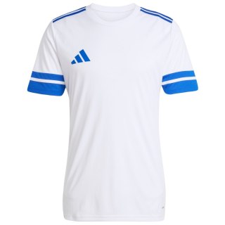 Koszulka męska adidas Squadra 25 biało-niebieska JG5827 Adidas teamwear
