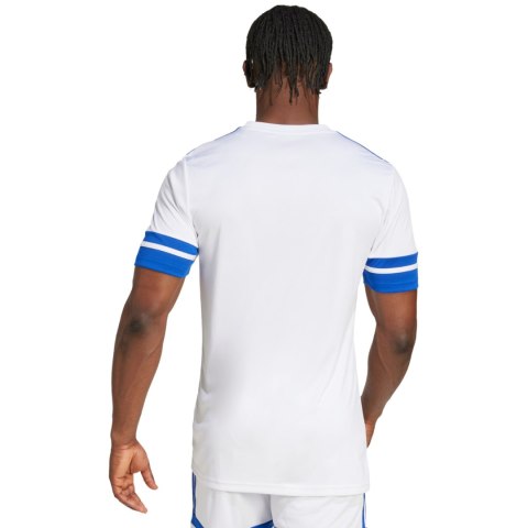 Koszulka męska adidas Squadra 25 biało-niebieska JG5827 Adidas teamwear