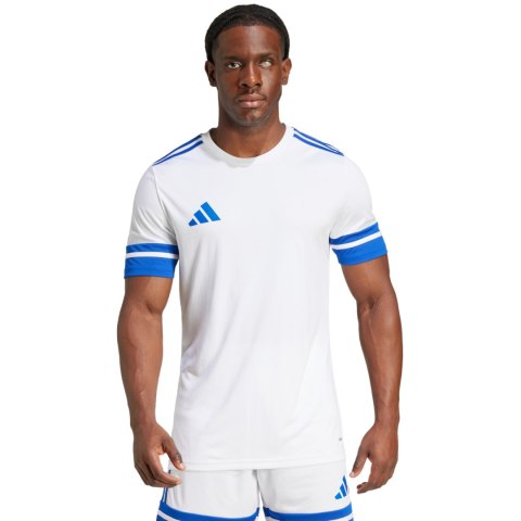 Koszulka męska adidas Squadra 25 biało-niebieska JG5827 Adidas teamwear