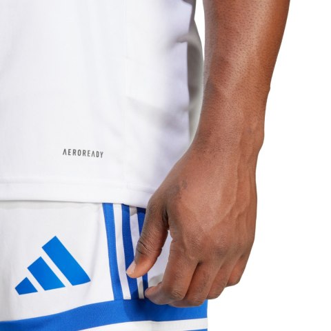 Koszulka męska adidas Squadra 25 biało-niebieska JG5827 Adidas teamwear