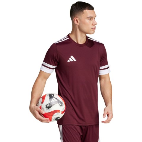Koszulka męska adidas Squadra 25 bordowa JC8675 Adidas teamwear