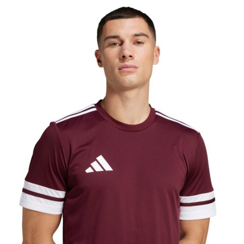 Koszulka męska adidas Squadra 25 bordowa JC8675 Adidas teamwear