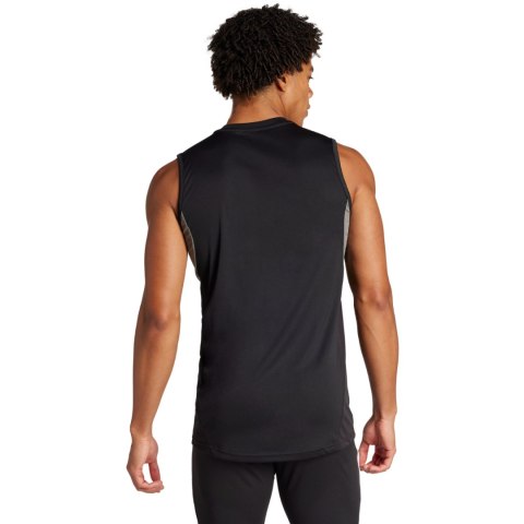 Koszulka męska adidas Tiro 25 Competition Sleeveless Jersey czarna JJ1521 Adidas teamwear