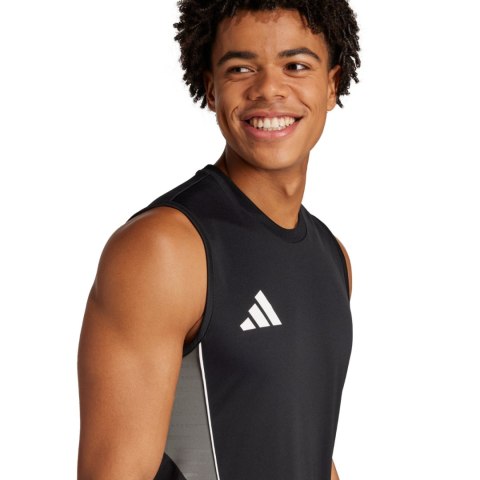 Koszulka męska adidas Tiro 25 Competition Sleeveless Jersey czarna JJ1521 Adidas teamwear