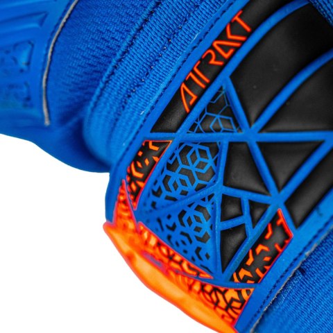 Rękawice bramkarskie Reusch Attrakt Starter Solid Junior niebiesko-czarne 5572514 4467 Reusch