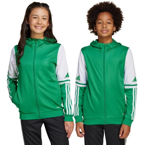 Bluza dla dzieci adidas Squadra 25 Hoody zielono-biała JP3163 Adidas teamwear