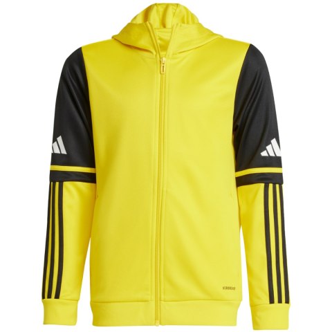 Bluza dla dzieci adidas Squadra 25 Hoody żółto-czarna JP3386 Adidas teamwear