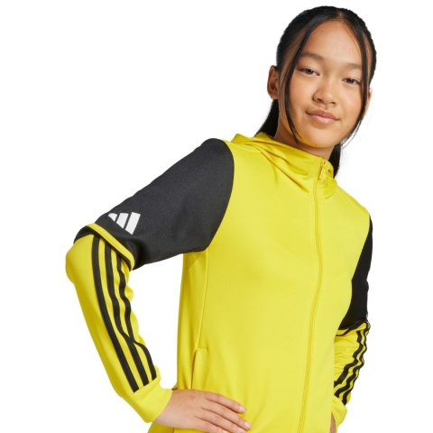 Bluza dla dzieci adidas Squadra 25 Hoody żółto-czarna JP3386 Adidas teamwear