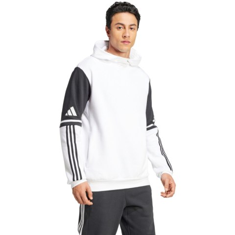 Bluza męska adidas Squadra 25 Sweat Hoody biało-czarna JD2976 Adidas teamwear