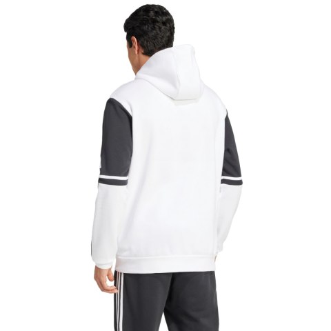 Bluza męska adidas Squadra 25 Sweat Hoody biało-czarna JD2976 Adidas teamwear