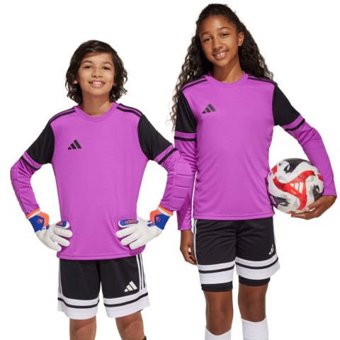 Koszulka bramkarska dla dzieci adidas Squadra 25 Long Sleeve fioletowa JJ1939 Adidas teamwear