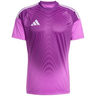 Koszulka bramkarska męska adidas Tiro 25 Competition Jersey Short Sleeve fioletowa JI9719 Adidas teamwear