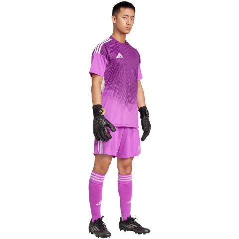 Koszulka bramkarska męska adidas Tiro 25 Competition Jersey Short Sleeve fioletowa JI9719 Adidas teamwear