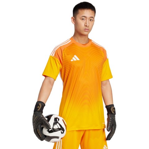 Koszulka bramkarska męska adidas Tiro 25 Competition Jersey Short Sleeve pomarańczowa JN4502 Adidas teamwear