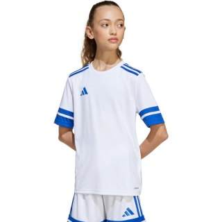 Koszulka dla dzieci adidas Squadra 25 biało-niebieska JJ0060 Adidas teamwear