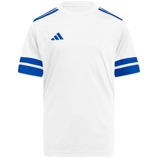 Koszulka dla dzieci adidas Squadra 25 biało-niebieska JJ0060 Adidas teamwear