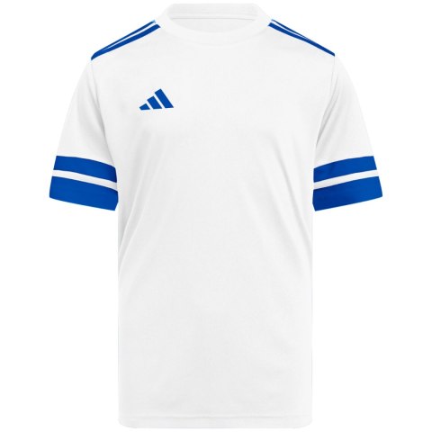 Koszulka dla dzieci adidas Squadra 25 biało-niebieska JJ0060 Adidas teamwear