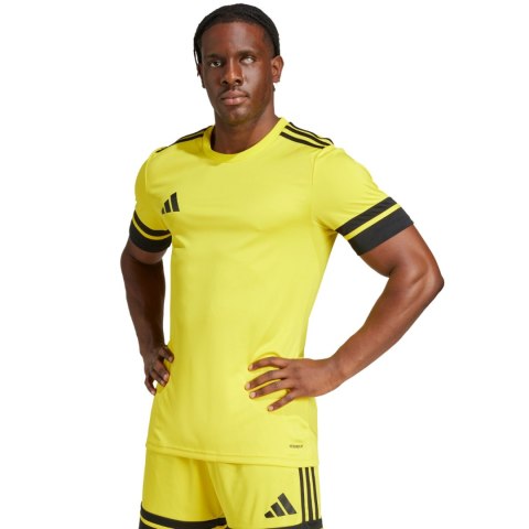 Koszulka męska adidas Squadra 25 Jersey Short Sleeve żółta JG5831 Adidas teamwear