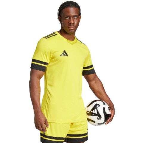 Koszulka męska adidas Squadra 25 Jersey Short Sleeve żółta JG5831 Adidas teamwear