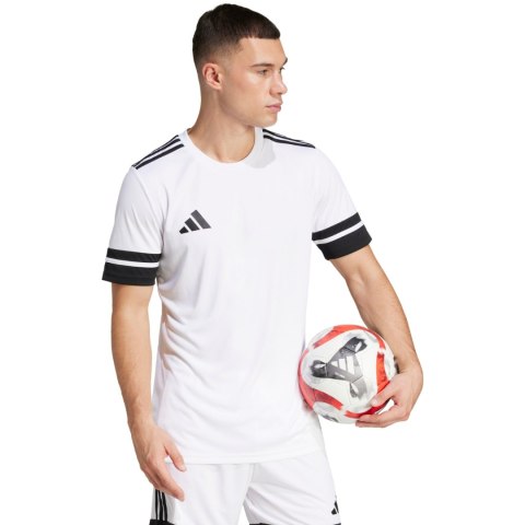Koszulka męska adidas Squadra 25 biało-czarna JG5835 Adidas teamwear