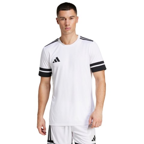 Koszulka męska adidas Squadra 25 biało-czarna JG5835 Adidas teamwear