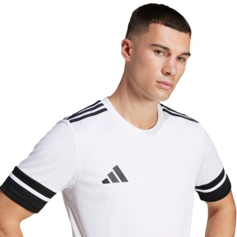 Koszulka męska adidas Squadra 25 biało-czarna JG5835 Adidas teamwear
