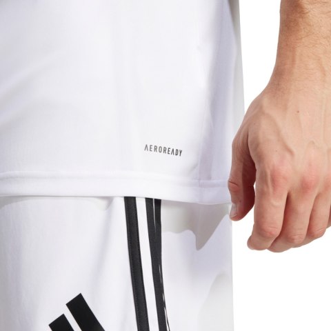 Koszulka męska adidas Squadra 25 biało-czarna JG5835 Adidas teamwear