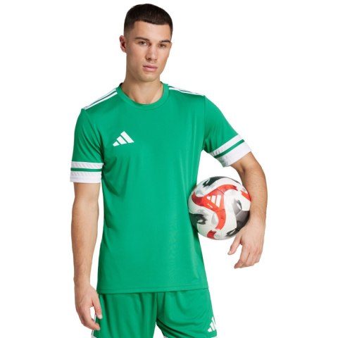 Koszulka męska adidas Squadra 25 zielono-biała JN7485 Adidas teamwear
