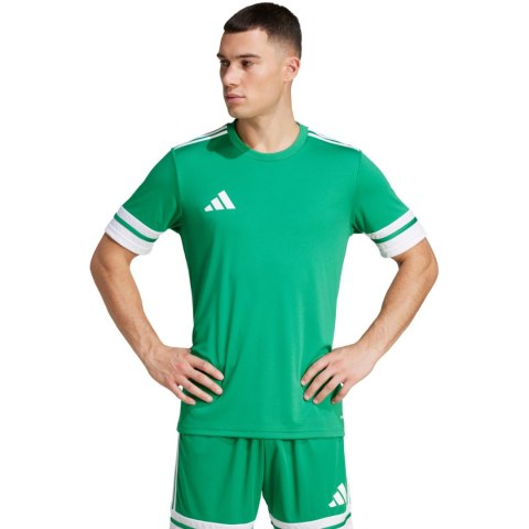 Koszulka męska adidas Squadra 25 zielono-biała JN7485 Adidas teamwear