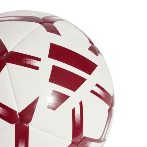 Piłka nożna adidas Starlancer Club biało-bordowa JH3745 Adidas