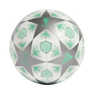 Piłka nożna adidas UCL Club 24/25 Knockout Stages biało-zielono-szara JH1283 Adidas teamwear