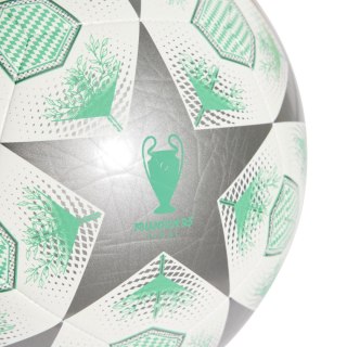 Piłka nożna adidas UCL Club 24/25 Knockout Stages biało-zielono-szara JH1283 Adidas teamwear