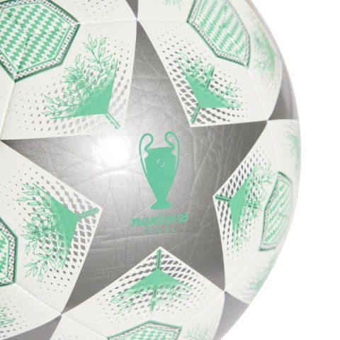 Piłka nożna adidas UCL Club 24/25 Knockout Stages biało-zielono-szara JH1283 Adidas teamwear