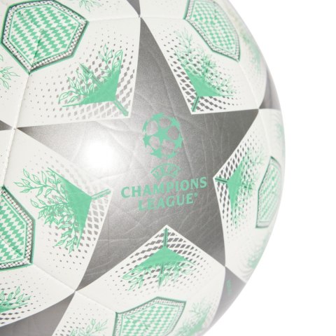 Piłka nożna adidas UCL Club 24/25 Knockout Stages biało-zielono-szara JH1283 Adidas teamwear
