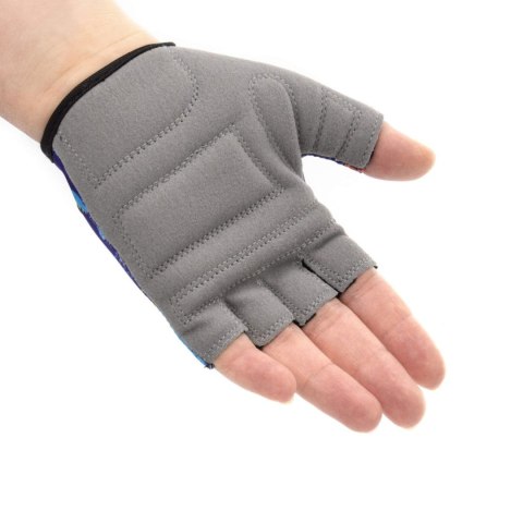 Rękawiczki rowerowe dla dzieci Meteor Dino Cars granatowe 17389-17390-17391 Meteor