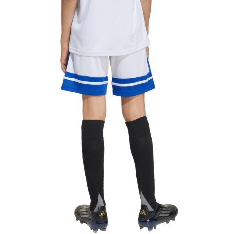 Spodenki dla dzieci adidas Squadra 25 biało-niebieskie JJ2425 Adidas teamwear