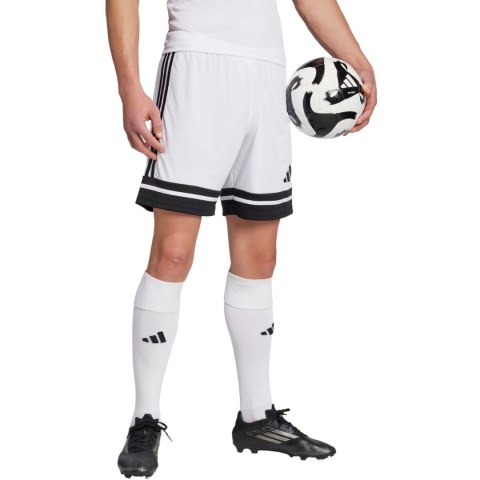 Spodenki męskie adidas Squadra 25 biało-czarne JH3412 Adidas teamwear