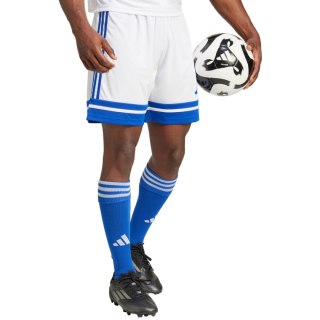 Spodenki męskie adidas Squadra 25 biało-niebieskie JH3409 Adidas teamwear