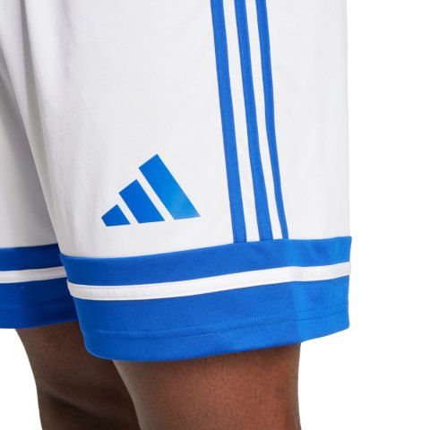 Spodenki męskie adidas Squadra 25 biało-niebieskie JH3409 Adidas teamwear