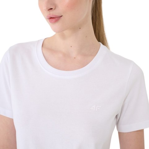 Koszulka damska 4F F2356 biała 4FWMM00TTSHF2356 10S 4F