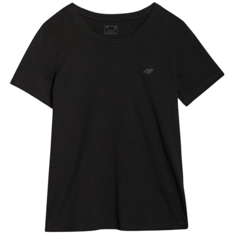 Koszulka damska 4F F2356 głęboka czerń 4FWMM00TTSHF2356 20S 4F