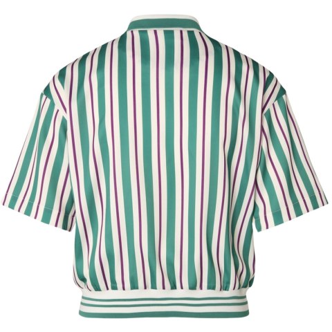 Koszulka damska polo Fila Lassance zielono-kremowa FAW0996 13382 Fila