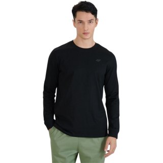 Koszulka męska 4F Longsleeve M432 głęboka czerń 4FWMM00TLONM432 20S 4F