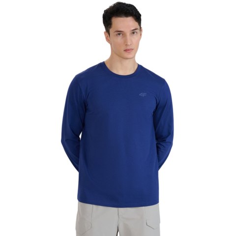 Koszulka męska 4F Longsleeve M432 granatowa 4FWMM00TLONM432 031S 4F