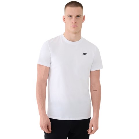 Koszulka męska 4F M2256 biała 4FWMM00TTSHM2256 10S 4F